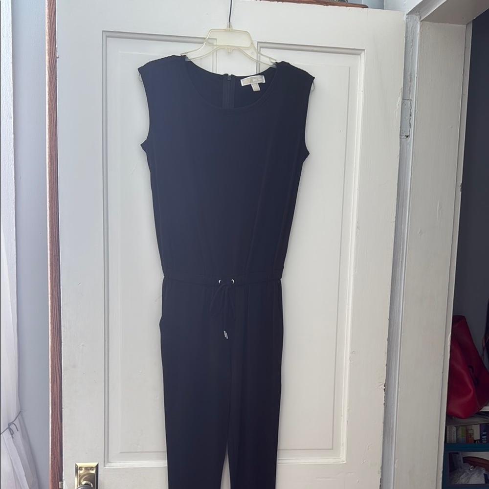 Black Sleeveless Jumpsuit